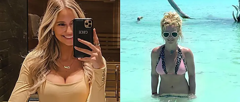 Verloofde van Thibaut Courtois geniet in bad, Anouk Matton poseert in prachtige jurk en Britney Spears danst in bikini (foto's)